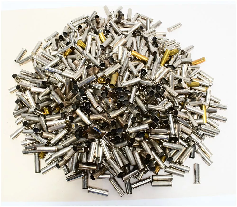 A Collection of Empty .357 Magnum Casings for Reloading, 10 LBS