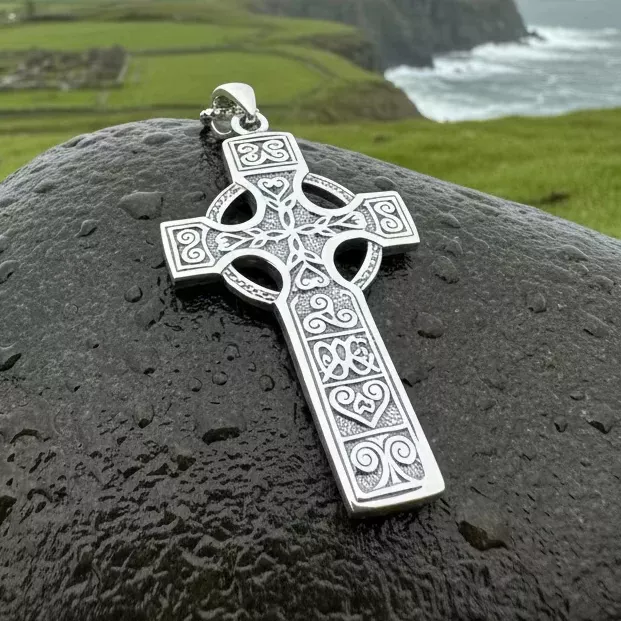 Columba Celtic Cross Necklace