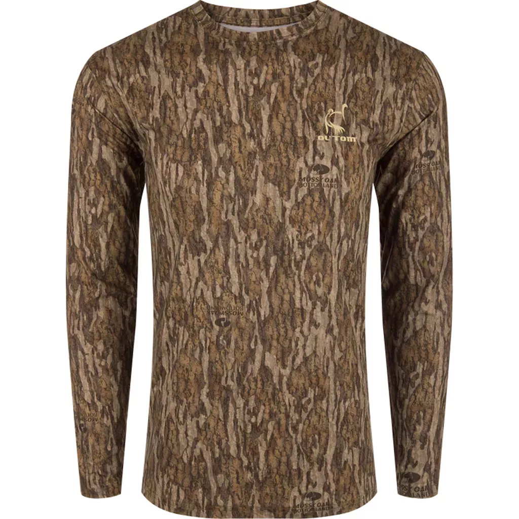 Drake Ol' Tom Performance Camo Long Sleeve Crew - XLarge