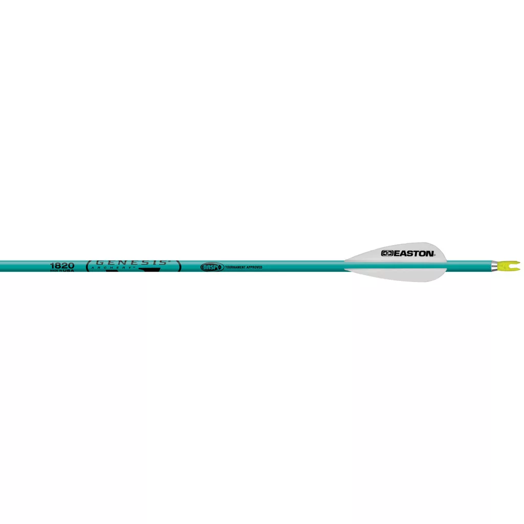 Easton Genesis Arrows - 36 pk. 3 in. Vane Teal