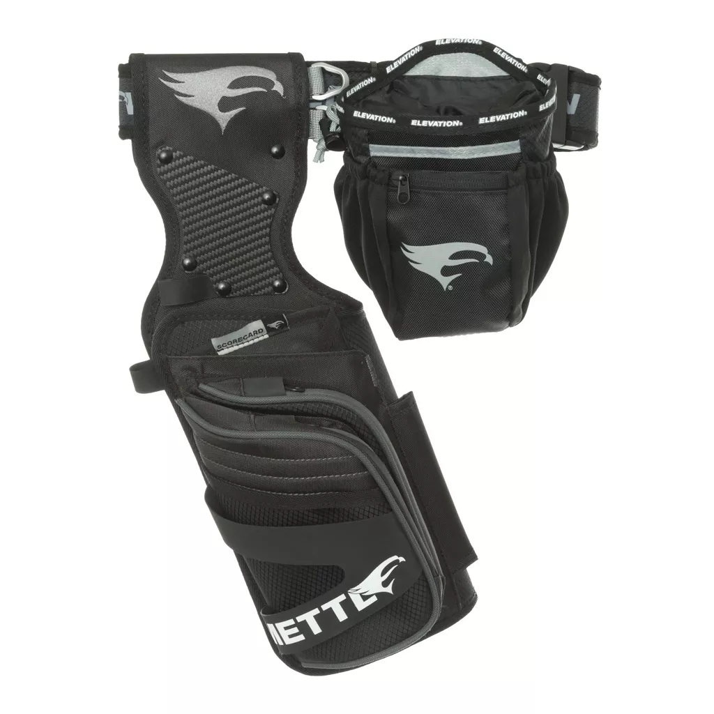 Elevation Mettle Field Quiver Package Black RH - Archery Supplies