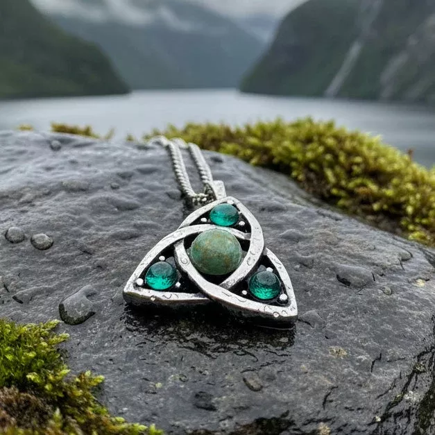 Elven Celtic Trinity Knot Necklace