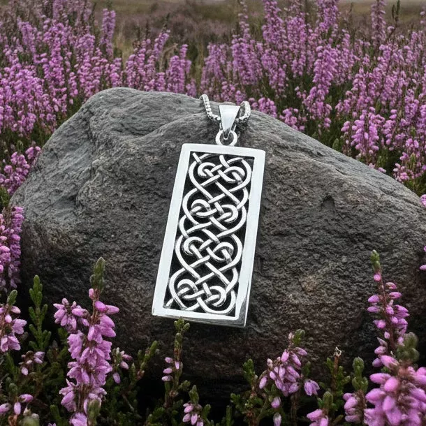 Eternal Bond Celtic Knot Necklace in Sterling Silver