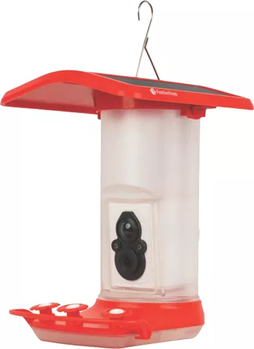 FeatherSnap Hummingbird Feeder - Wi-Fi Solar Powered with Camera