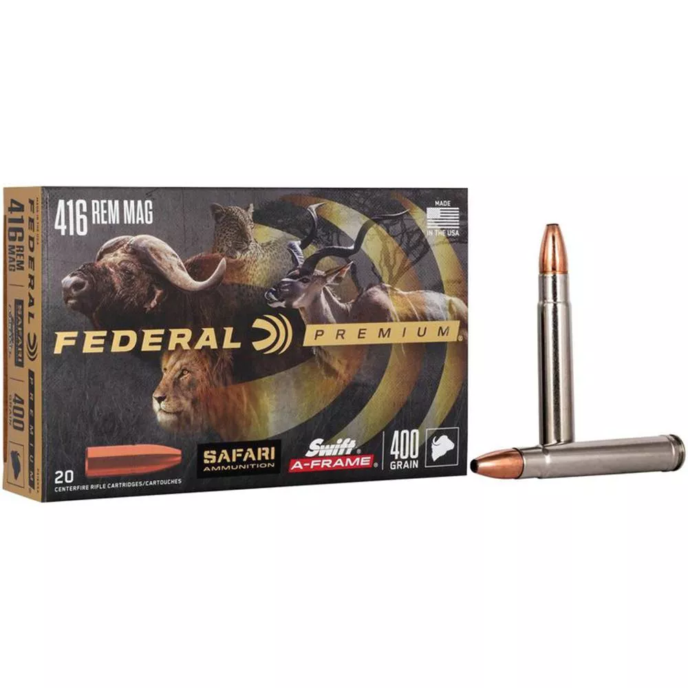 Federal Premium Cape-Shok .416 Rem Mag 400gr - 20 Rounds