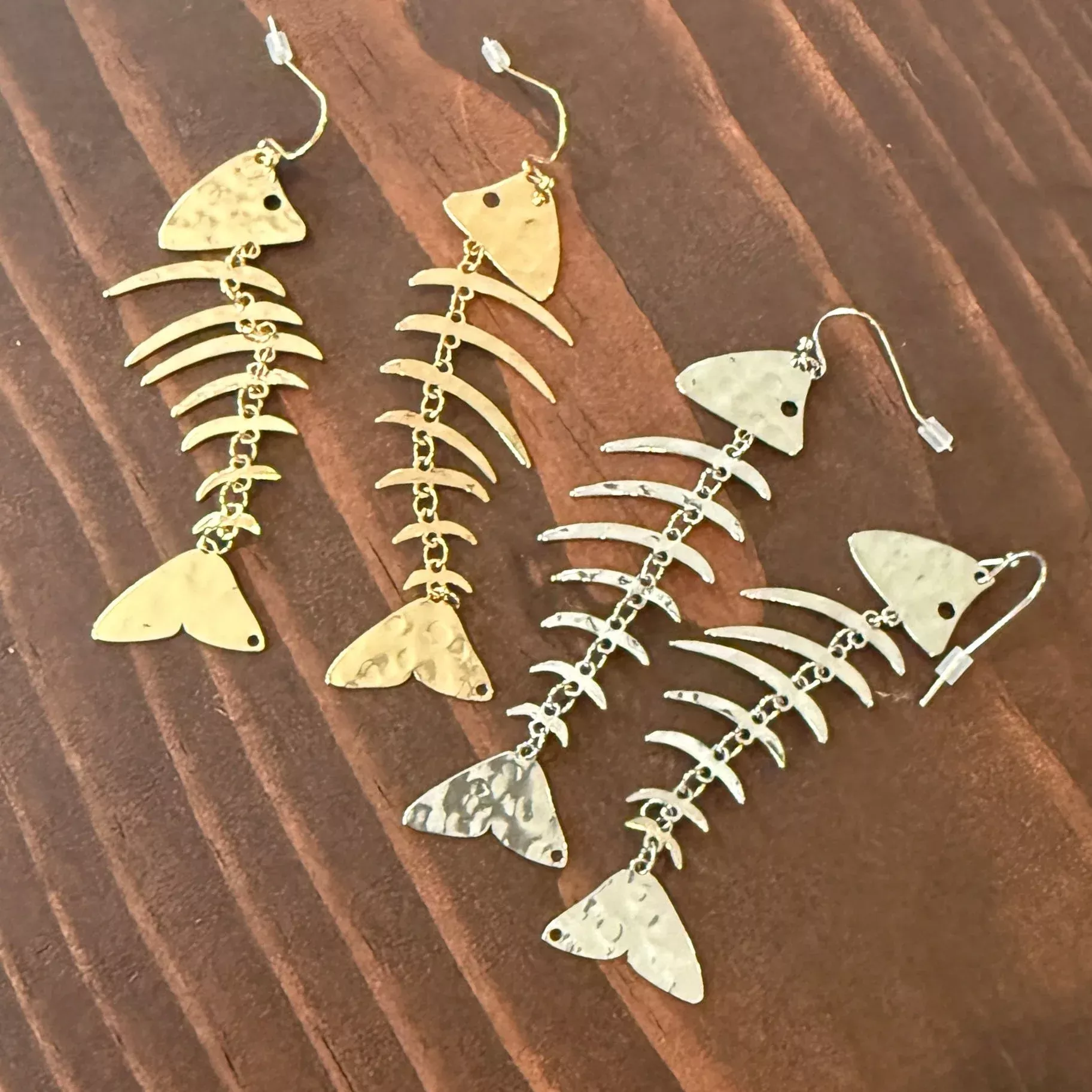 fish dangle earrings