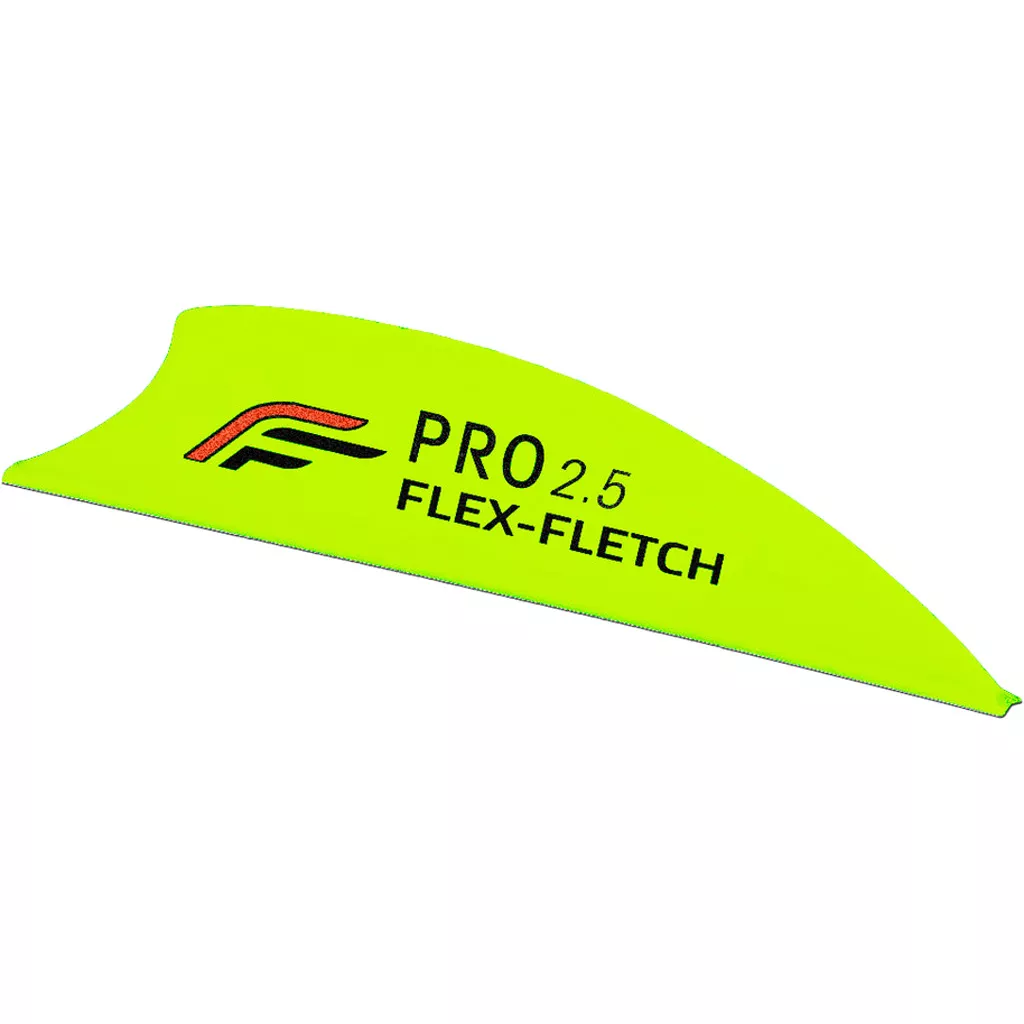 Flex Fletch Pro 2.5 Vanes - Flo Yellow Archery Vanes 36 pk