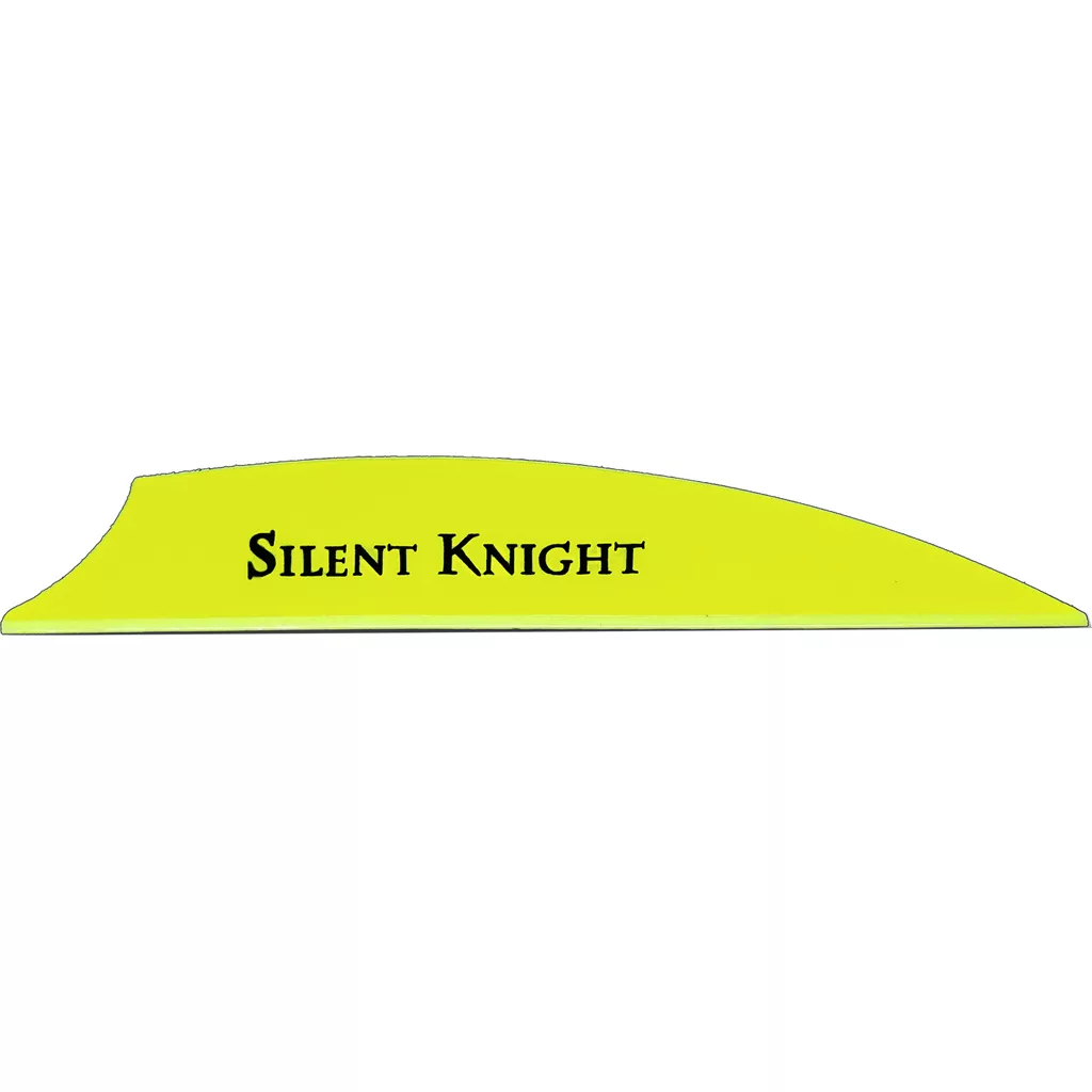 Flex Fletch Silent Knight Vanes - Flo Yellow 3 in. 36 pk.