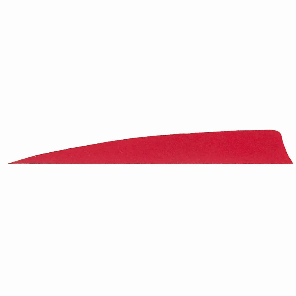 Gateway Shield Cut Feathers Red - 5 in. RW (50 pk)