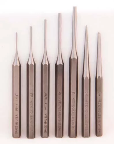 Grace USA Gun Care Steel Punch Set - 7 Piece Precision Tool