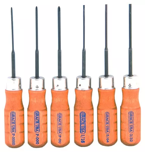 Grace USA Micro Screwdriver Set - 6-Piece Precision Kit