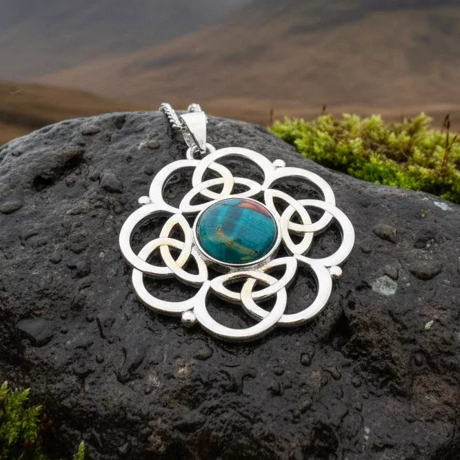 Heathergems Celtic Knot Necklace — Scotland Jewelry