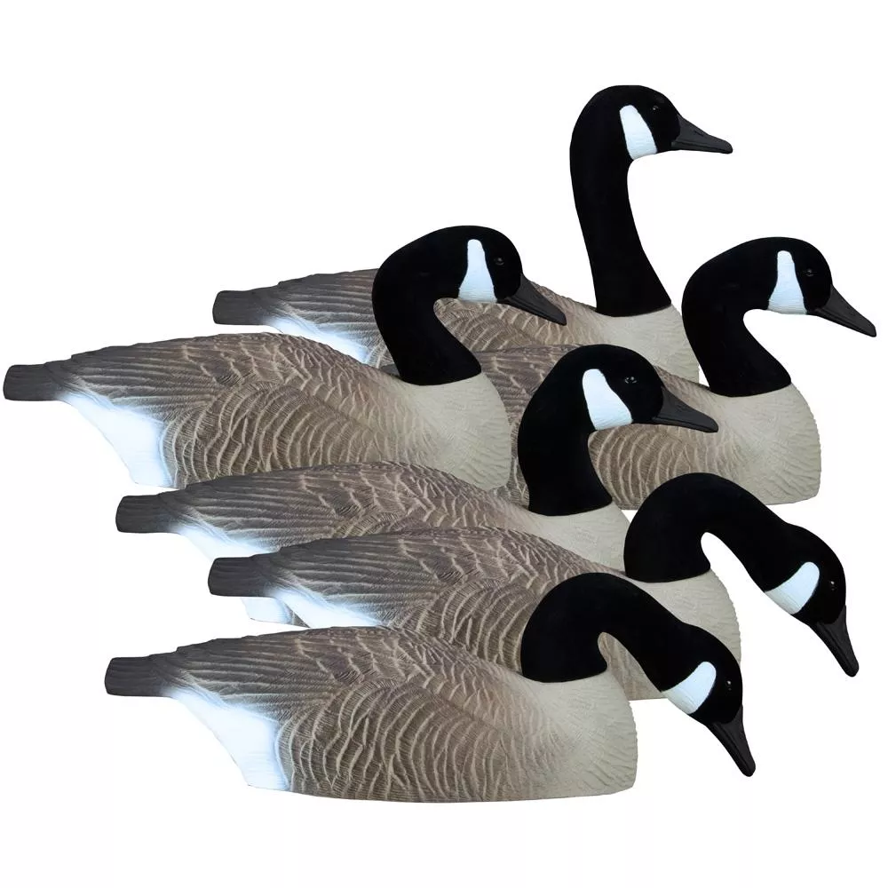 Higdon Outdoors Full Size Half Shell Canada Goose Decoys 6pk