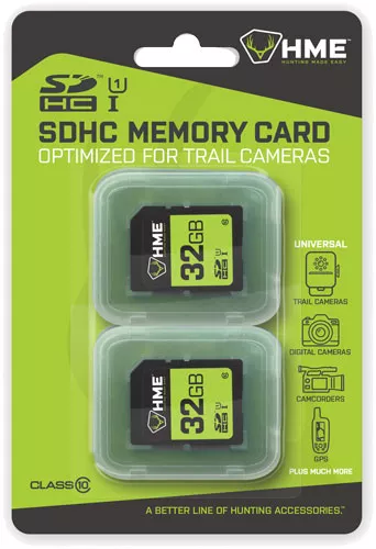 HME 32GB SD Memory Card 2-Pack for Game Cameras