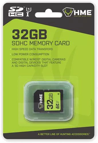 HME 32GB SD Memory Card for Game Cameras