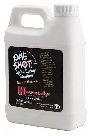 Hornady One Shot Sonic Cleaning Solution - 1 qt Gun Cleaner