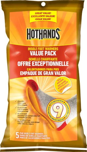 HotHands Insole Foot Warmers - 5 Pairs, 9 Hour Heat