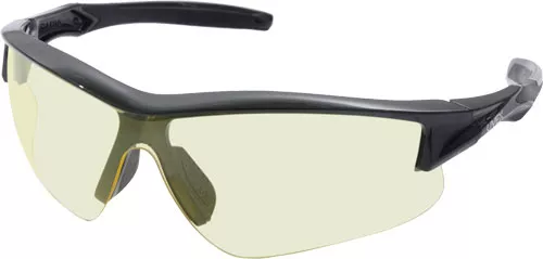 Howard Leight Acadia Shooting Glasses - Black Frame & Amber Lens