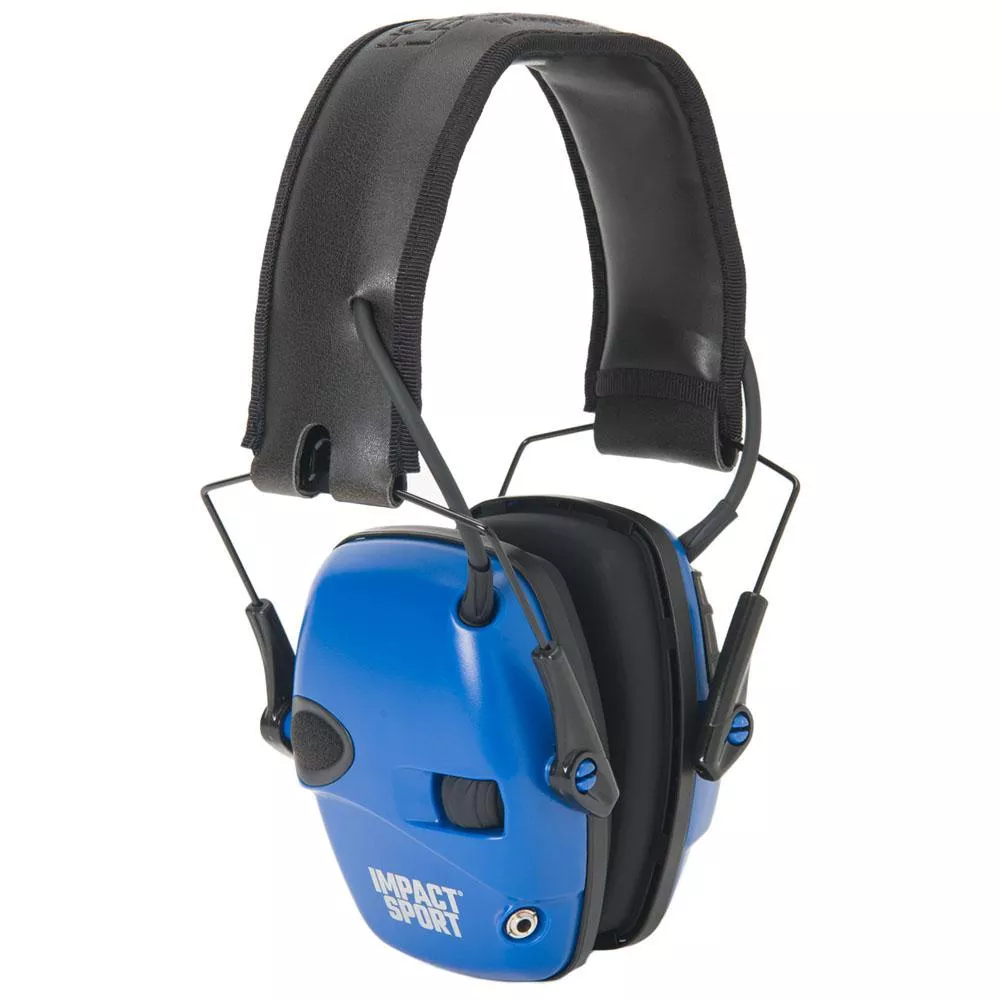 Howard Leight Impact Sport Electronic Ear Muffs - 22db Blue