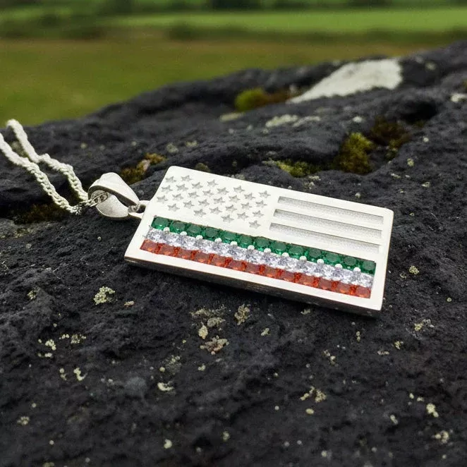 Irish-American Flag Pendant