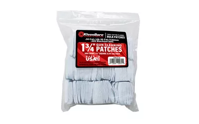 Kleen-Bore SuperShooter 28-35 Gun Cleaning Patches - 500 Pack