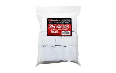 Kleen-Bore SuperShooter 500PK Cotton Gun Cleaning Patches