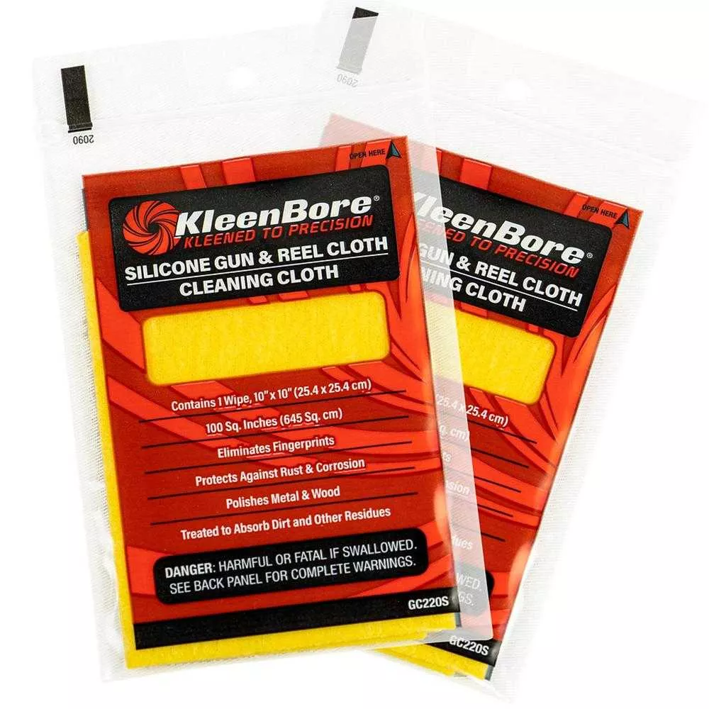 KleenBore Silicone Gun & Reel Cloth - 10 Pack
