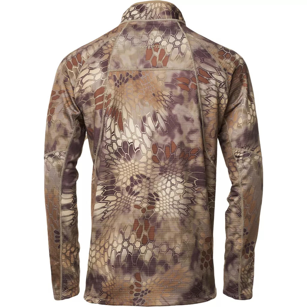 Kryptek Cronos 1/2 Zip Fleece Hoodie - Highlander Camo