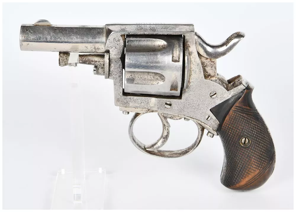 A Late 19th/Early 20th Century Belgian British Bulldog Hammer-Fired Revolver