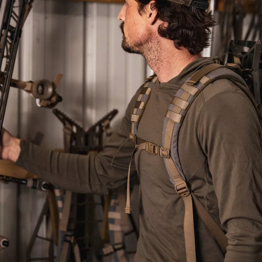 Latitude Back Straps Gen 2 Gray for Treestands