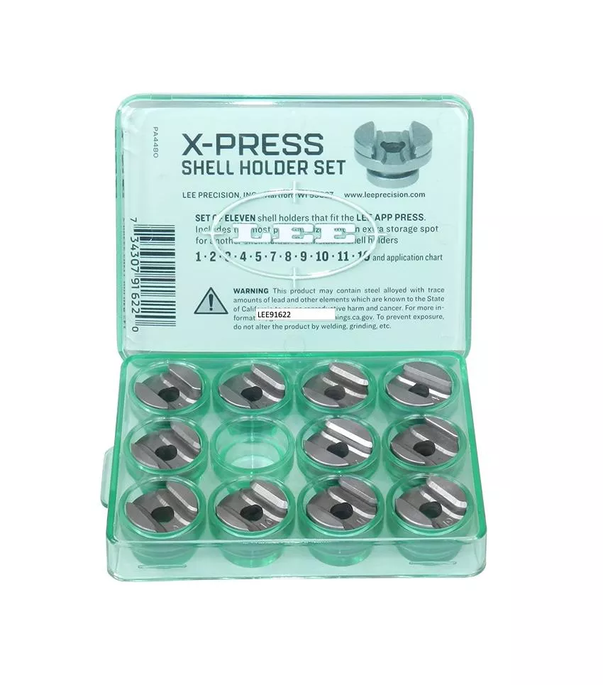Lee X-Press Shell Holder Set for App Press