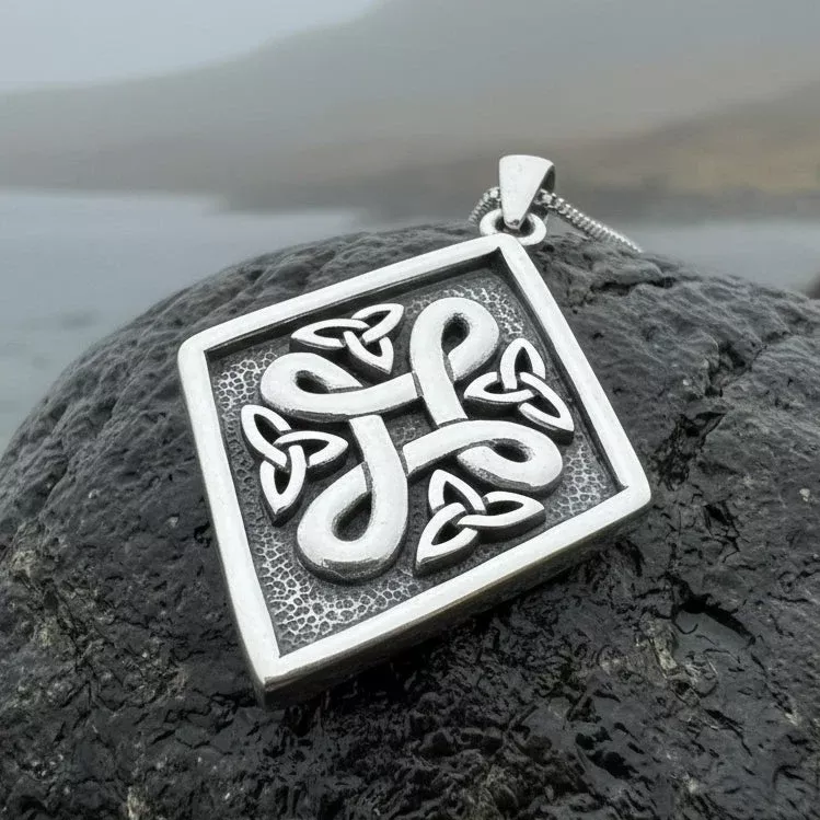 Legacy Celtic Knot Necklace in Sterling Silver