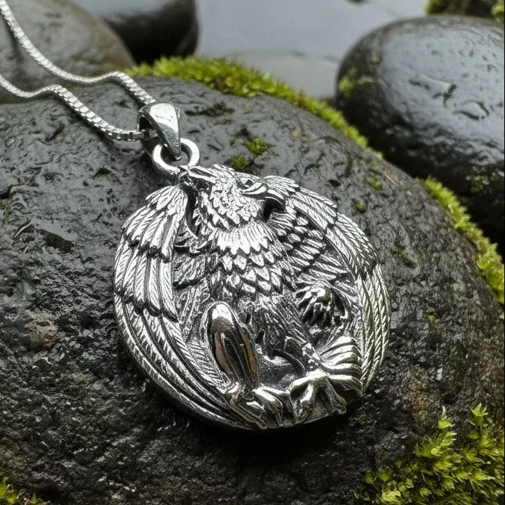 Legendary Griffin Necklace in Sterling Silver