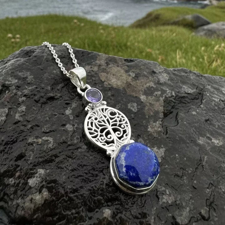 Lessandra Tree of Life Necklace in Sterling Silver