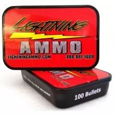 Lightning Ammo .22 Cal 55 gr FMJ-BT Rifle Bullets - 100 ct
