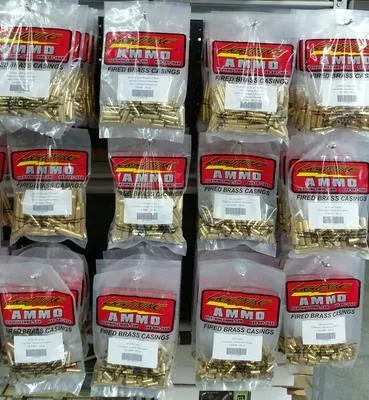 Lightning Ammo Reman. Cleaned & Polished Brass .38 Spl - 100 ct