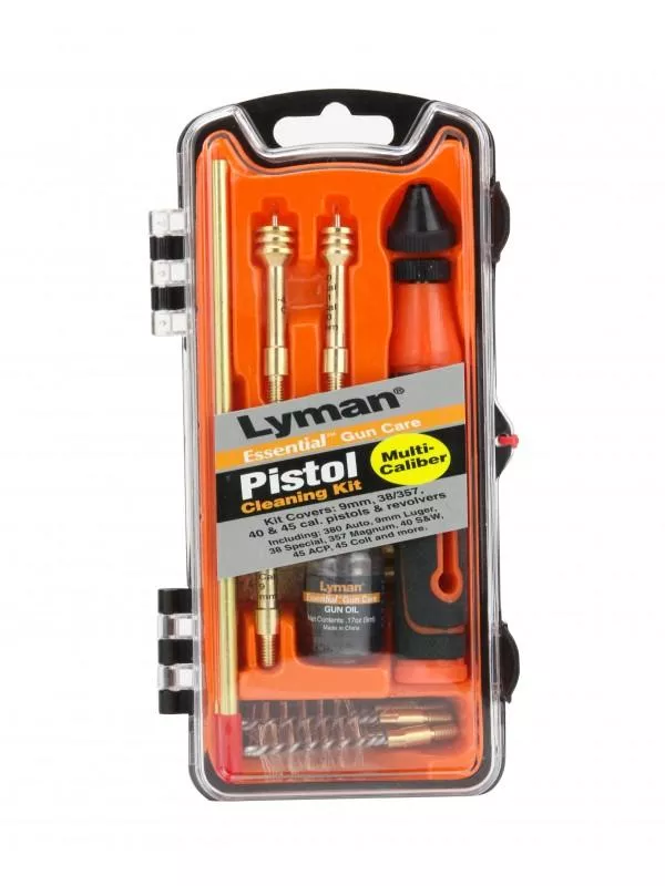 Lyman Essential Pistol Cleaning Kit for 9mm, .40cal & .45ACP