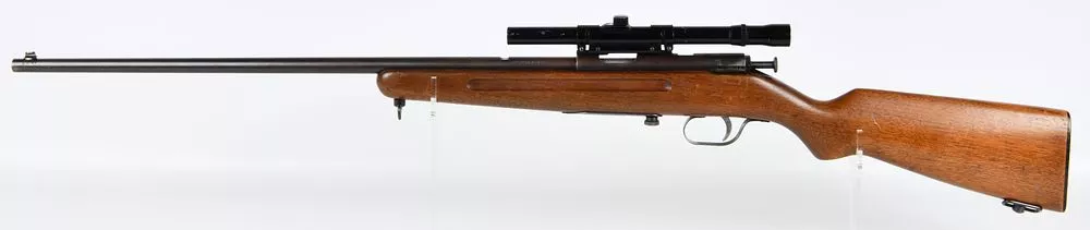 Marlin Firearms Co. Model 80E .22 S.L. & L.R. Bolt-Action Rimfire Rifle with HUNTERGAME Optima Scope, NO MAGAZINE