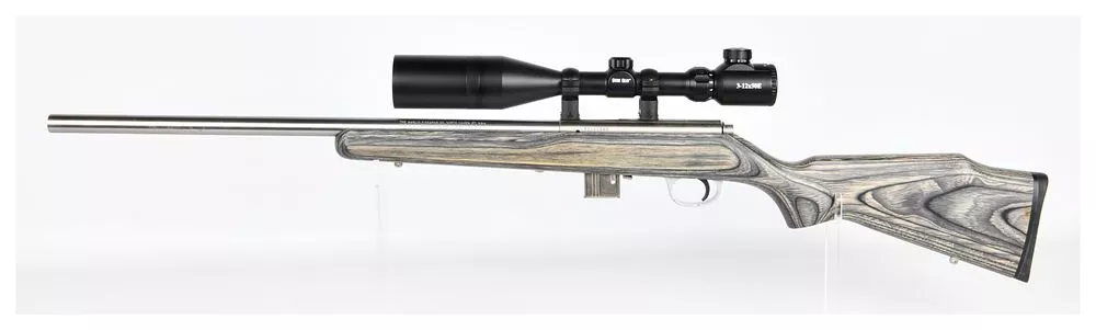Marlin Model 917VS .17 HMR Stainless Steel Bolt-Action Rifle with Laminated Stock and Guide Gear Scope
