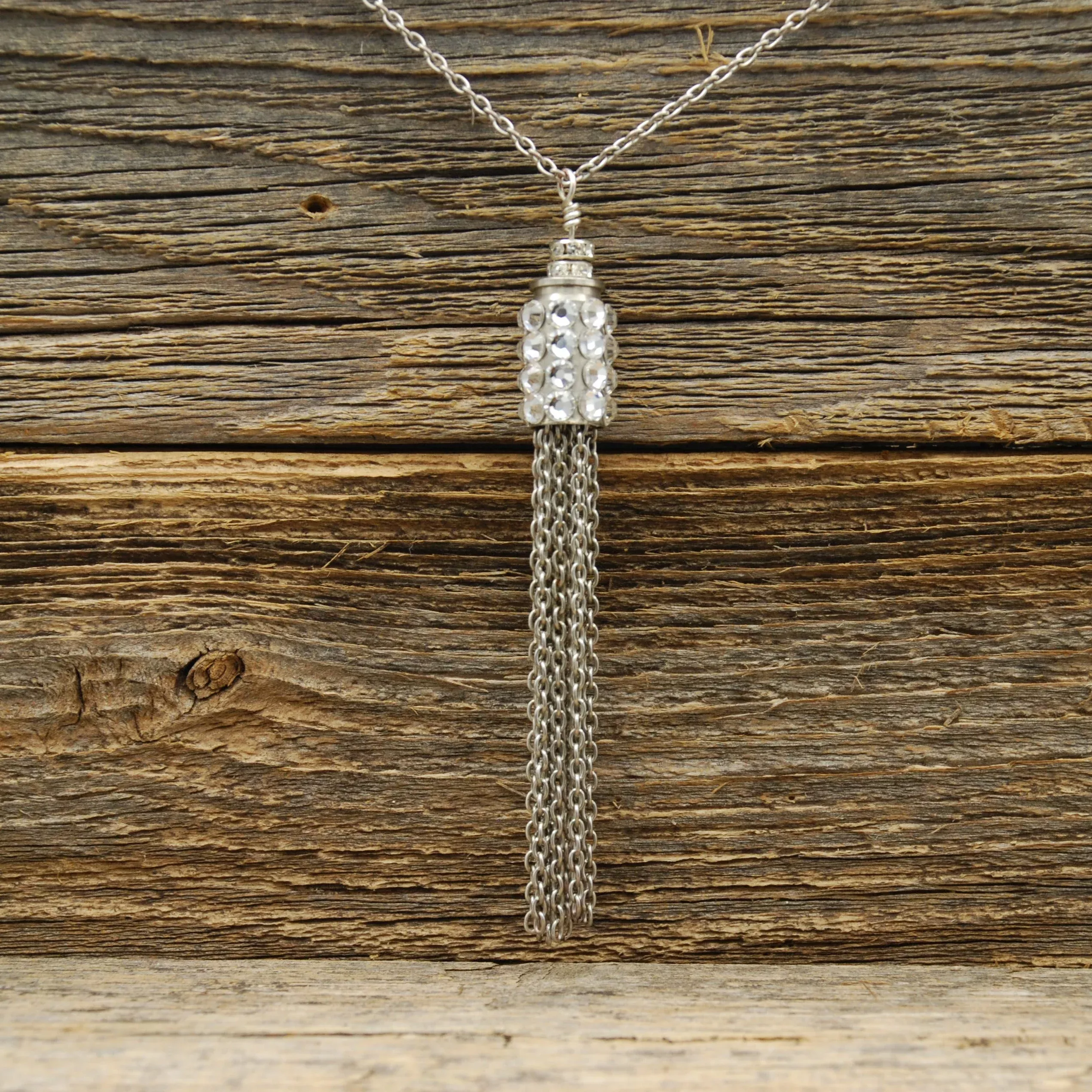 The MarMar Bullet Tassel Necklace - Pretty Hunter