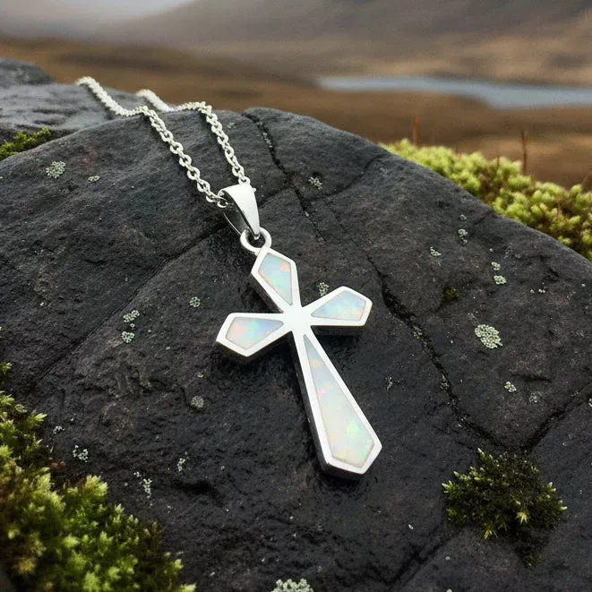 Melrose Celtic Cross Necklace in Sterling Silver