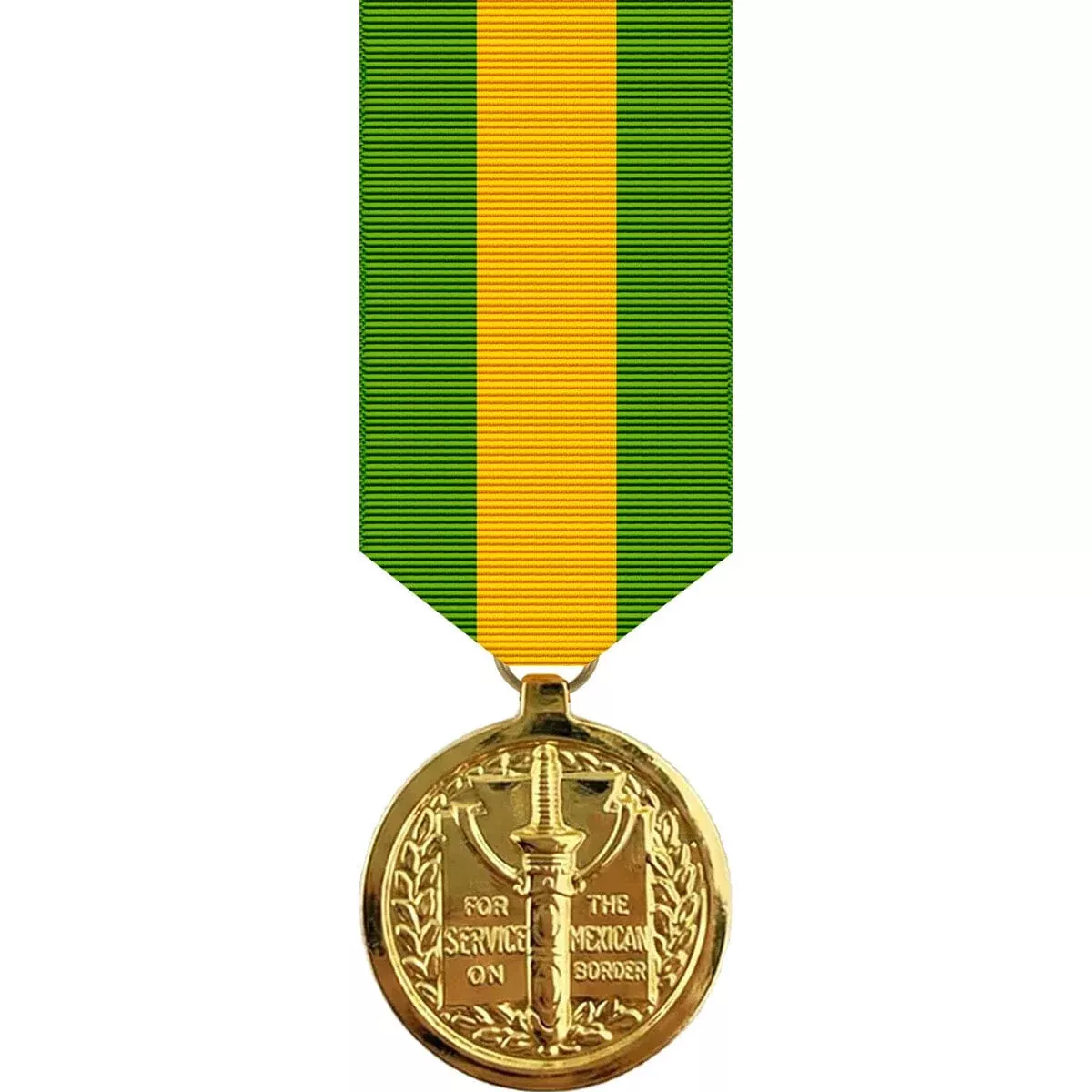 Mexican Border Defense Mini Anodized Medal