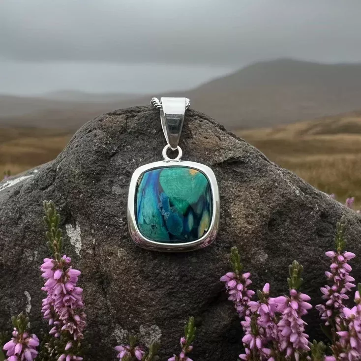 Mira Heathergems Celtic Necklace - Handmade in Scotland