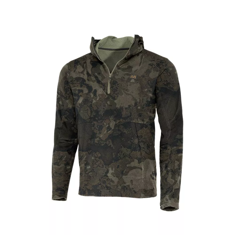 Muddy DV8 Quest Midweight Quarter Zip Hoodie - Veil Canyon Grey 3XL