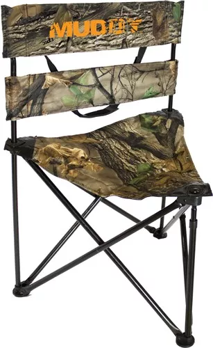 Muddy Folding Tripod Ground Seat - Epic Camo, 250lb Rating