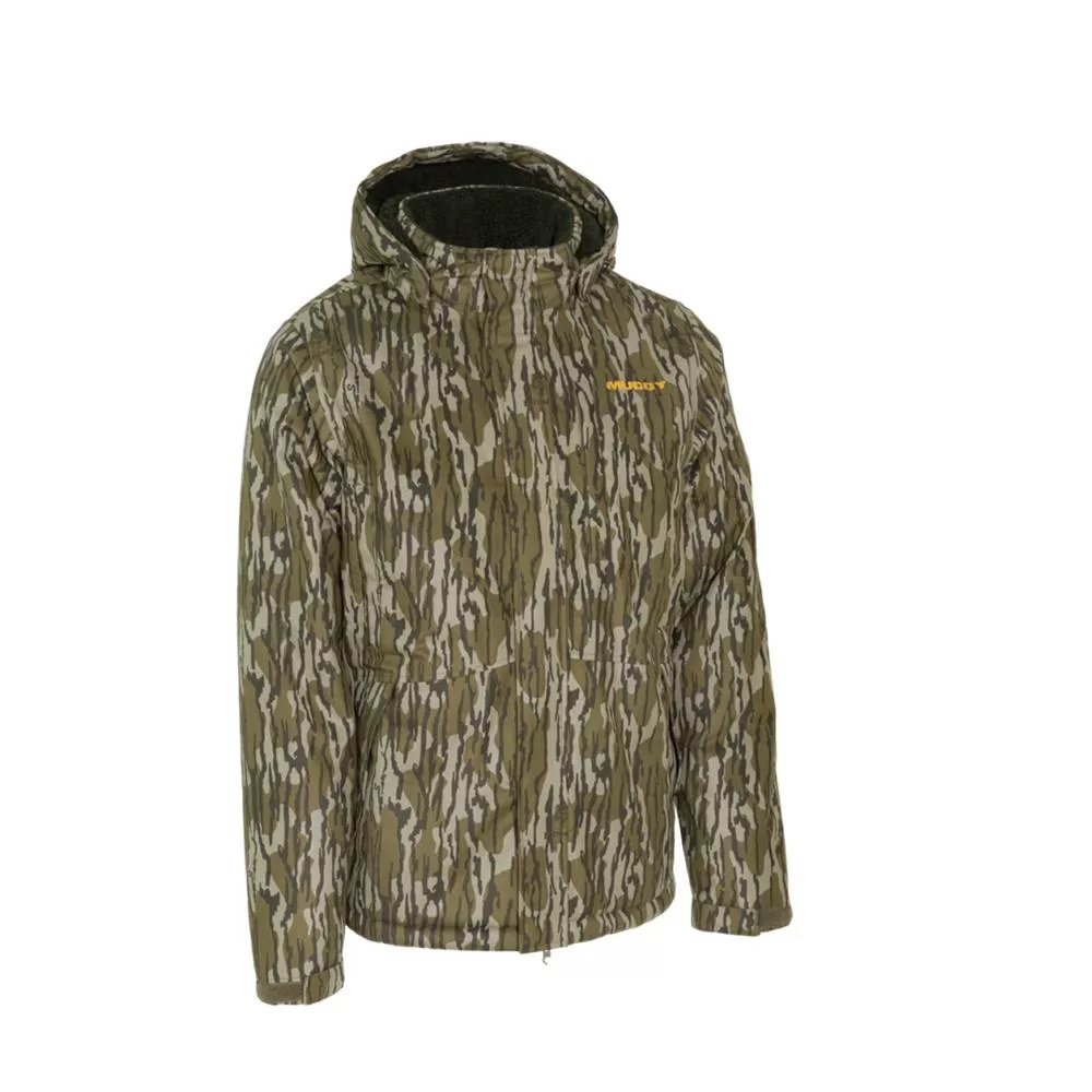 Muddy TRX Waterproof Sherpa Fleece Jacket - Mossy Oak Bottomland
