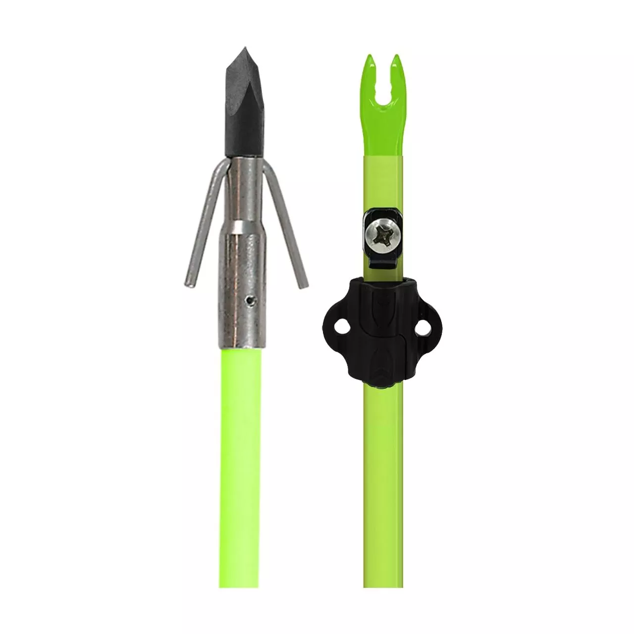 Muzzy Classic Chartreuse Fish Arrow with Carp Point