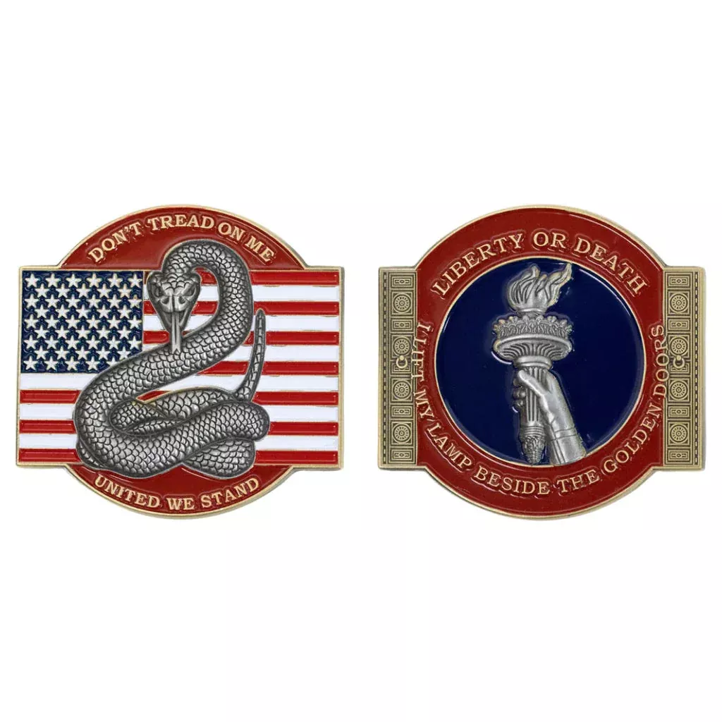 Navy Don't Tread On Me Coin
