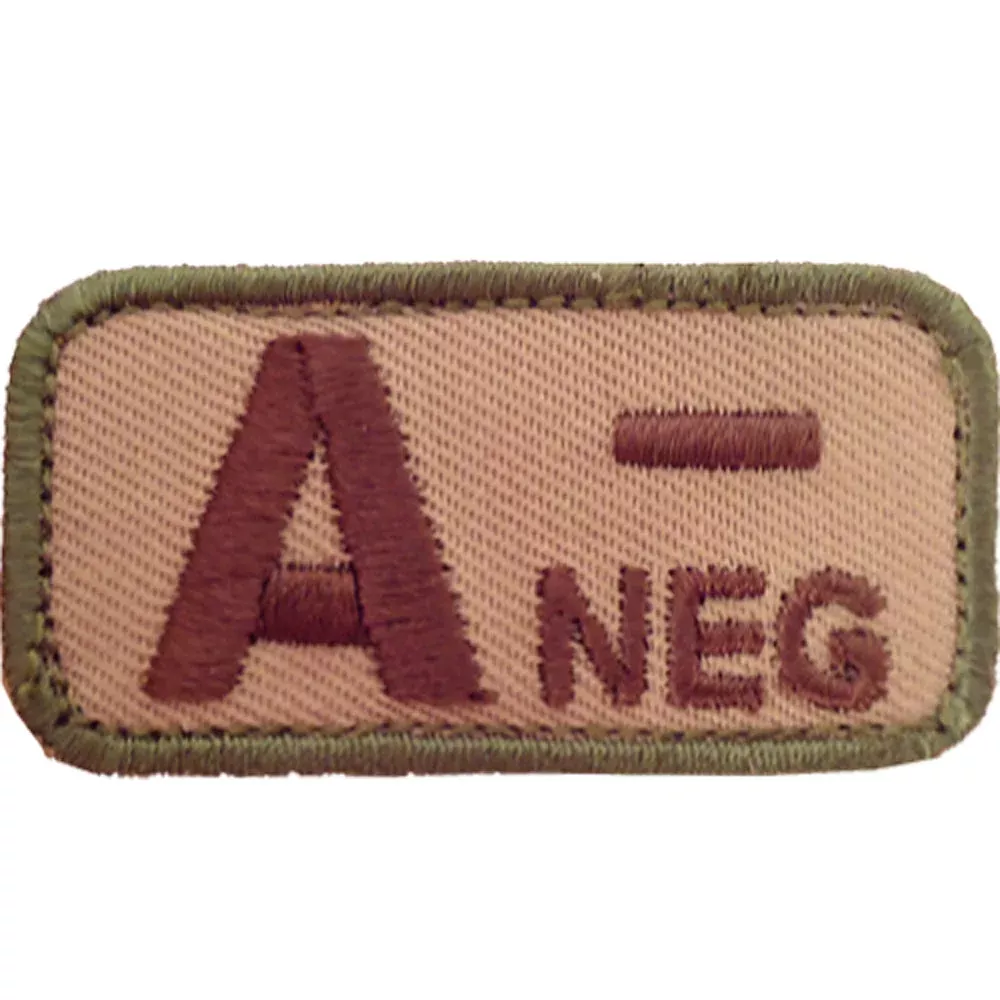 A Negative Blood Type MultiCam (OCP) Patch