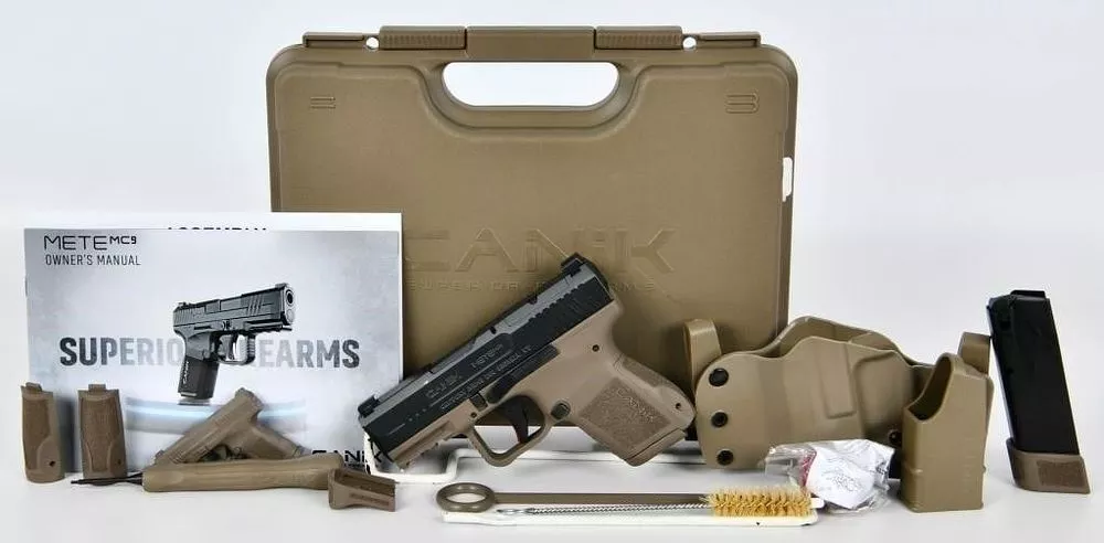 NEW Canik METE MC9 Flat Dark Earth/Black 9mm